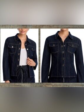 GRACIA Slim Fit Denim Jacket
Color: Deep Midnight Denim / Size: S
